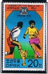 Stamps North Korea -  History of the world cup