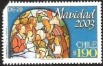 Stamps Chile -  NAVIDAD