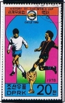 Stamps North Korea -  History of the world cup