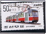 Stamps North Korea -  Traportes colectivos