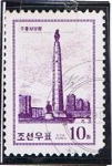 Sellos de Asia - Corea del norte -  Monumento