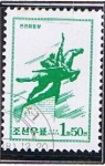 Stamps North Korea -  Monumentos