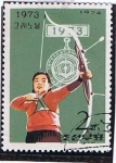 Stamps North Korea -  Tiro con arco