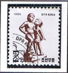 Stamps North Korea -  Niños