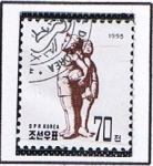 Stamps North Korea -  Niños