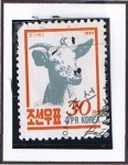 Sellos de Asia - Corea del norte -  Cabra