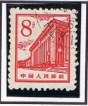 Stamps North Korea -  Edificio