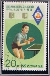 Stamps North Korea -  Pim pon