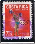 Sellos del Mundo : America : Costa_Rica : Olimpiadas Mexico´68  (Pesas)