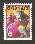 Stamps America - United States -  Fiesta cinco de mayo, de origen mexicano