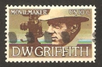 Stamps United States -  D.W. Griffith, director de cine