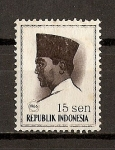 Stamps Indonesia -  Presidente Sukarno