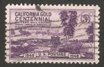 Stamps America - United States -  150 anivº del descubrimiento del oro en california