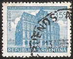 Stamps Argentina -  PALACIO CENTRAL DE CORREOS Y ELECOMUNICACIONES