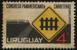 Stamps Uruguay -  Congreso Panamericano de carreteras.