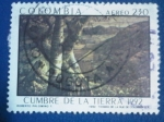 Stamps : America : Colombia :  CUMBRE DE LA TIERRA 1992