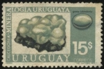 Stamps Uruguay -  Mineralogía uruguaya. Gema Calcedonia.