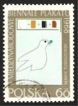 Stamps Poland -  II bienal internacional de anuncios en varsovia, una paloma