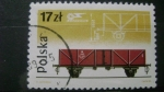 Stamps : Europe : Poland :  vagon minero ommk