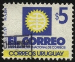 Sellos de America - Uruguay -  Emblema del correo nacional.