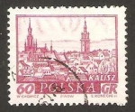 Stamps Poland -  vista de la ciudad de kalisz