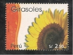 Stamps Peru -  Girasoles