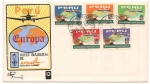 Stamps Peru -  Vuelo Inaugural de APSA