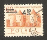 Stamps Poland -  VII centº de varsovia, un castillo