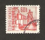 Stamps Czechoslovakia -  vista de ostrava