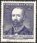 Stamps Chile -  75° ANIVERSARION COMBATE NAVAL DE IQUIQUE