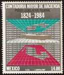 Sellos del Mundo : America : M�xico : 160 Aniversario de la Contaduría Mayor de Hacienda 