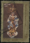 Stamps America - Uruguay -  La virgen de los Treinta y tres. Navidad de 1989. 