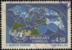 Sellos de America - Uruguay -  40 años de la Organización Internacional de la Aeronáutica Civil. Agencia creada por la ONU en el añ