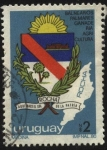 Stamps Uruguay -  Departamento de Rocha. Aquí nace el sol de la Patria. Balneario, palmares, ganadería, agricultura. E