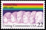 Stamps United States -  United Way Centenary