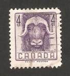 Stamps Canada -  fauna, un buey