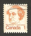 Stamps Canada -  sir john a. macdonald, primer ministro