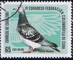 Stamps Cuba -  IV Congreso Federacion Colombofila de Cuba (Paloma Mosaico )