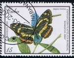 Stamps Cuba -  Exposicion Filat. Mund. BANGKON 2000 ( Neptis Themis )