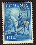 Stamps Romania -  Mandatario a caballo