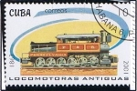 Sellos de America - Cuba -  Locomotoras antiguas 1863