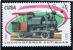 Stamps Cuba -  Locomotoras Antiguas 1885