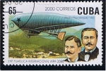 Stamps Cuba -  Exposicion Filat. Inter. WIPA 2000 (Pierre y Paul Lebaudy )