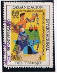 Stamps Cuba -  50 aniv. de la organizaziom del trabajo