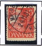 Stamps Denmark -  Barco