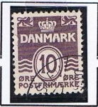 Stamps Denmark -  Cifras