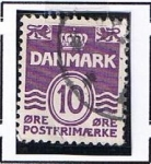 Stamps Denmark -  Cifras