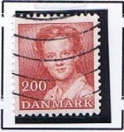 Stamps Denmark -  Reina Margarita