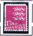 Stamps Denmark -  Leones