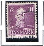 Stamps Denmark -  Frederick X